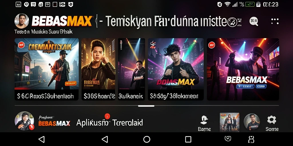 Tampilan gameplay <strong>BEBASMAX</strong> yang menarik dengan pengalaman musik interaktif.