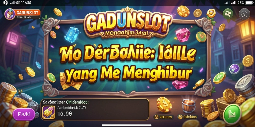 Tampilan gameplay GADUNSLOT yang menarik dan santai.