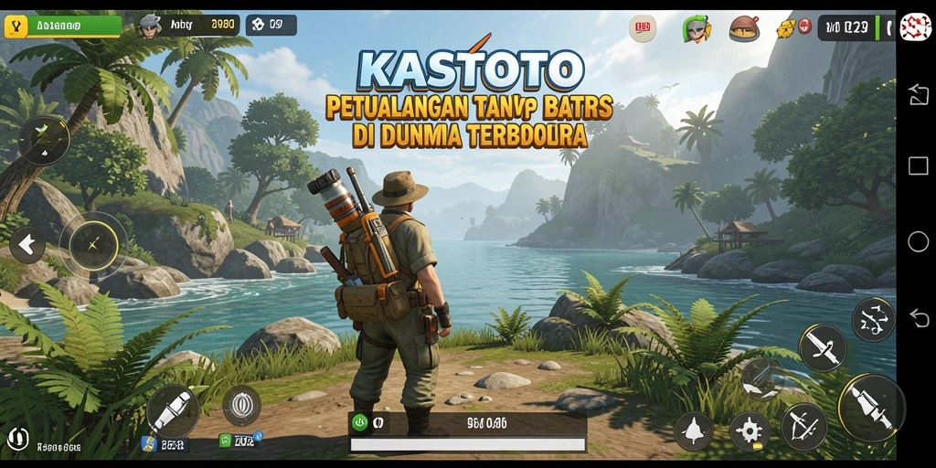 Gameplay menarik KASTOTO di dunia terbuka yang luas.