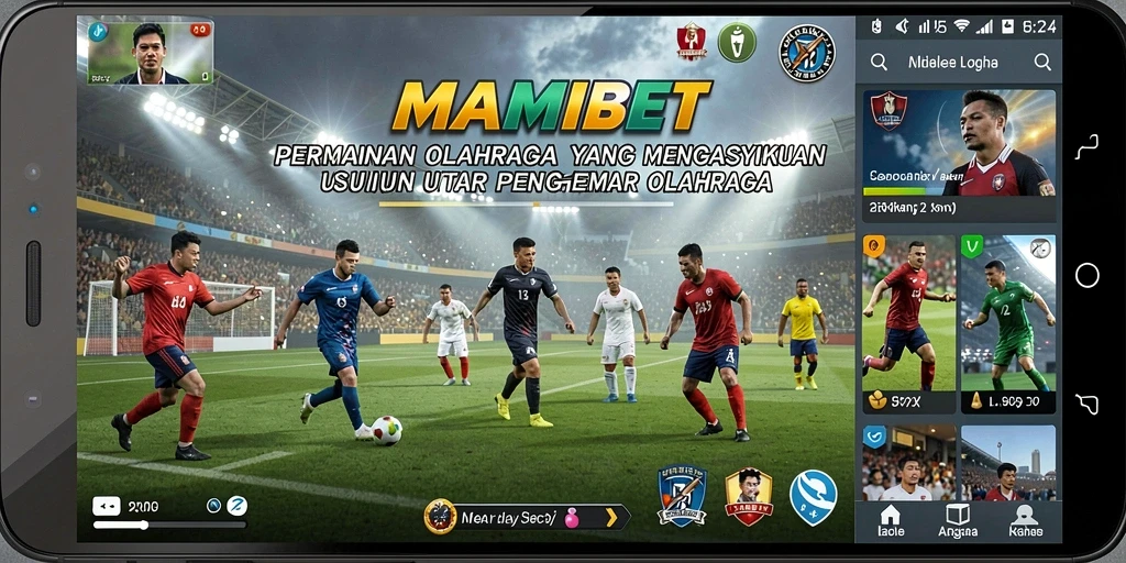 Tampilan gameplay seru dalam MAMIBET, aplikasi olahraga yang menarik.