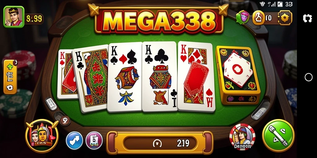Tampilan menarik dari gameplay Domino di MEGA338.