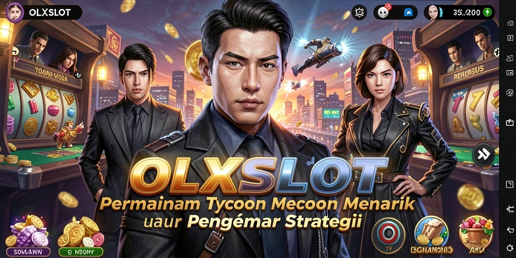 Tampilan antarmuka menarik dari gameplay Tycoon OLXSLOT.