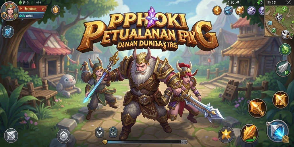 Tampilan menarik dari gameplay <strong>PPHOKI</strong> menampilkan pertempuran yang dinamis.