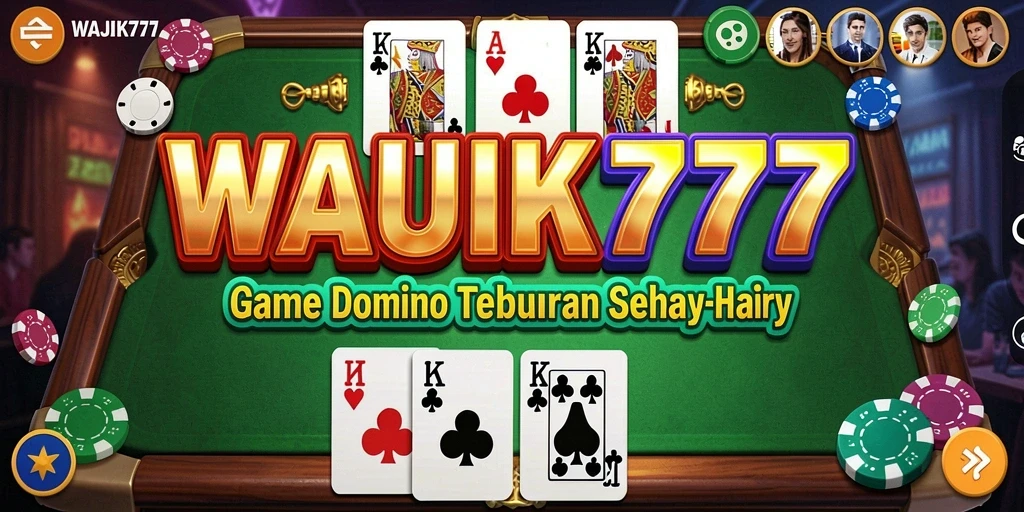 Tampilan gameplay WAJIK777 yang menarik dalam bermain Domino.