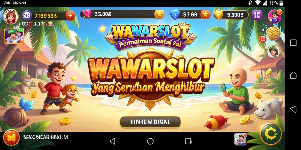 Tampilan menarik dan gameplay seru di WAWARSLOT.