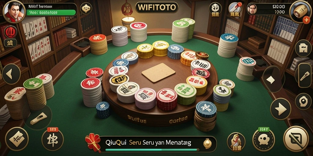 Screenshot permainan WIFITOTO dengan gameplay QiuQiu yang seru.